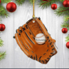 Custom Baseball Glove Shape Acrylic Ornament for Baseball Lovers